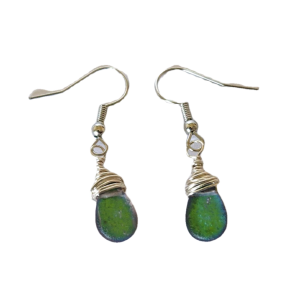 Northern Lights Earrings on White