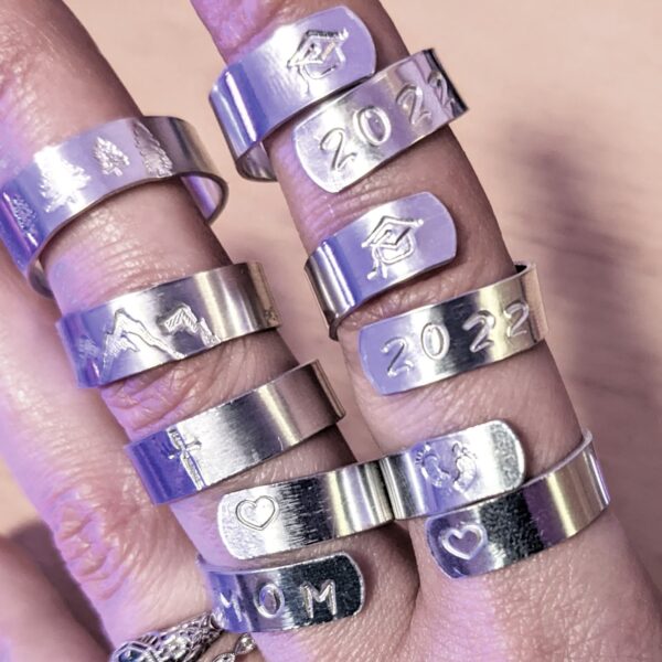 Custom Stamped Ring Examples
